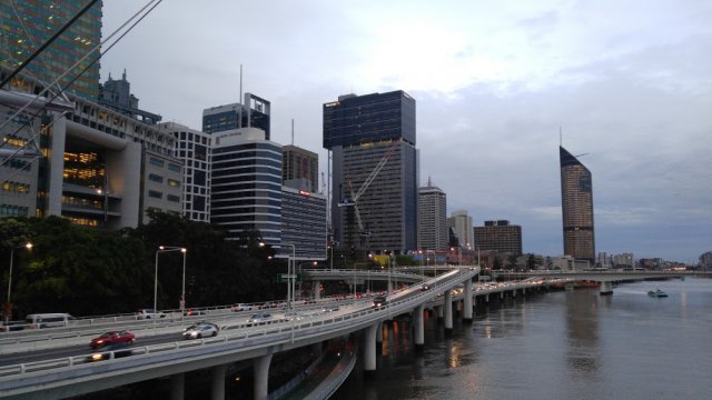 Brisbane City Evening View