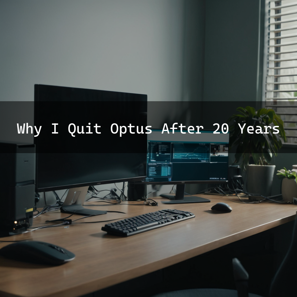 Why I Quit Optus After 20 years Why I Quit Optuis After 20 years